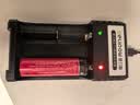 德力普（Delipow）18650锂电池14400mWh尖头2节3.7V-4.2V通用可充电锂电池配双槽智能转灯充电器强光手电筒专用 实拍图