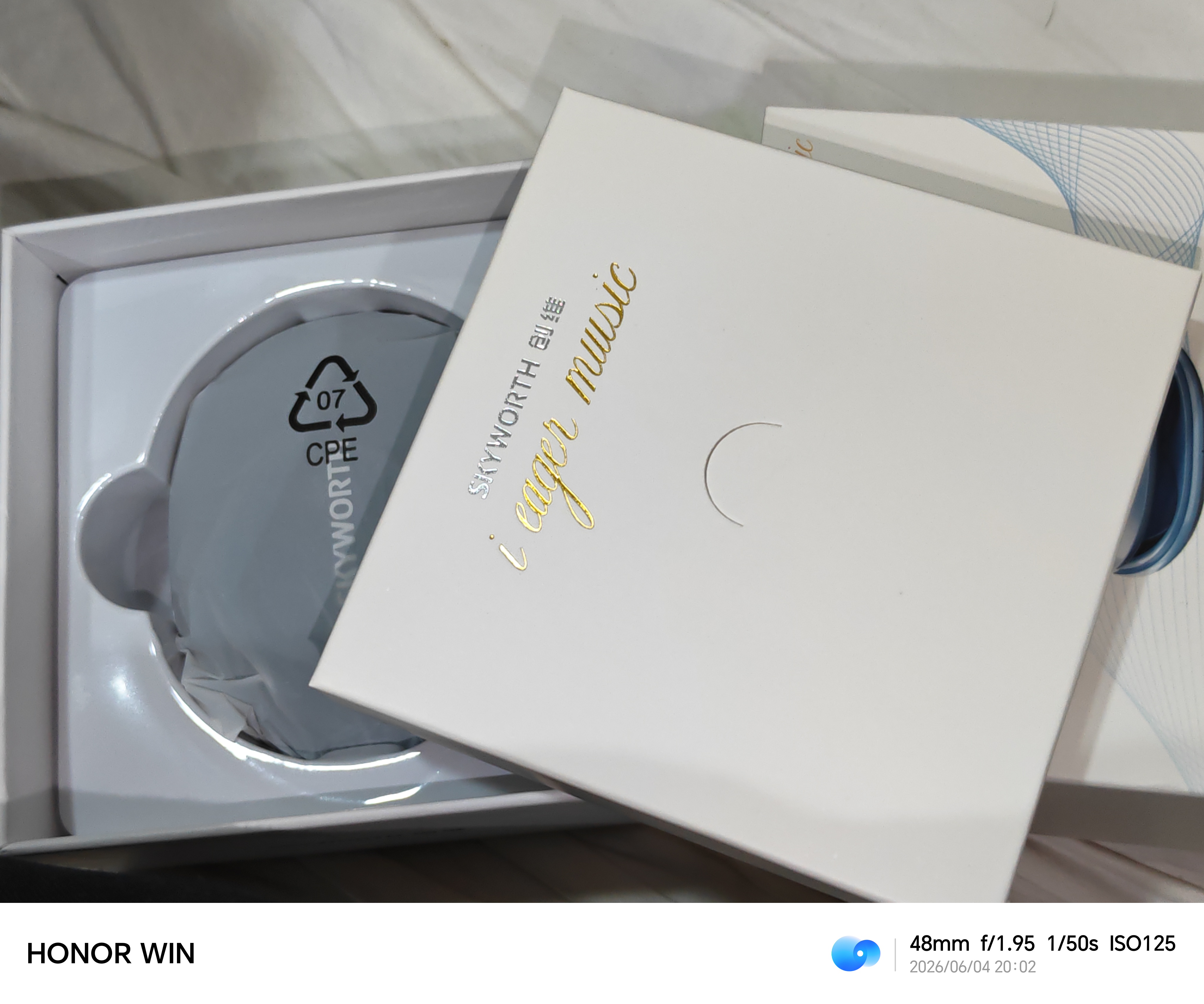 创维（Skyworth）D5 OpenFit AI版无线蓝牙耳机挂耳式哈曼卡顿级高音质运动耳机开放式不入耳手机音乐耳机银河黑 实拍图