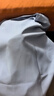 尚都比拉拼接短袖雪纺衫女显瘦遮肚子上衣夏季女装薄款休闲T恤 浅蓝色 L 实拍图