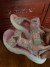 Skechers斯凯奇女童包头凉鞋夏季童鞋儿童公主鞋婴儿魔术贴闪灯鞋302965L 实拍图