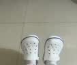 卡骆驰（CROCS）贝雅卡骆班洞洞鞋轻便耐磨一脚蹬休闲鞋女鞋时尚沙滩鞋|205089 白/深蓝-126(含智必星) 37 /38(230mm) 实拍图