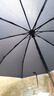 天堂伞 全自动雨伞三折 10骨加固一键开收易甩干简约商务自动伞 乌木黑 实拍图