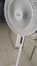 美的（Midea）【飓风节能】七叶柔风立式电风扇/家用轻音落地扇/台式小型风扇/大风力遥控定时摇头风扇 SAH35BSJ 实拍图