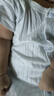 贝瑞加（Babyprints）婴儿连体衣2件夏季短袖婴儿衣服新生儿纯棉哈衣轻薄爬服 白蓝66 实拍图