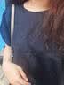 MUJI 女式 汉麻 棉 抽褶袖罩衫 女士衬衫衬衣26年夏季女装上衣 黑色 S (155/80A) 实拍图