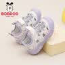 巴布豆（BOBDOG）童鞋女童夏季凉鞋小童包头沙滩鞋百搭儿童鞋子104362017粉紫/米25 实拍图