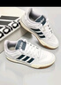 adidas ENTRAP美式校园风运动鞋少年感复古篮球风板鞋阿迪达斯 白色/黑色   40.5 实拍图