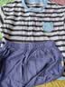 嘟嘟家宝宝套装夏季男童短袖长裤两件套女童防蚊裤夏款儿童装 蓝色 110 实拍图
