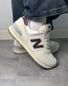 NEW BALANCE NB574官方休闲鞋女鞋复古舒适夏季透气网面礼物轻便百搭运动鞋 米白色 WL574RCF 37 (脚长23.5cm)尺码详询客服 实拍图