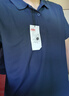 京东京造夏季运动短袖男士t恤polo衫男跑步健身户外速干衣服 海军蓝 3.0 M 实拍图