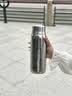 宝威玛（BVGMAV）内外双层纯钛保温杯男士茶水分离焖泡杯户外喝茶杯抗菌便携钛水杯 【99.9%纯钛磁吸+茶隔】钛晶银820ml 实拍图