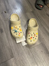 卡骆驰（CROCS）经典洞洞鞋轻便百搭女沙滩鞋包头拖鞋男鞋|10001 骨白色-2Y2(含智必星) 41 /42(260mm) 实拍图