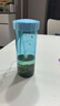 特百惠（Tupperware）莹彩430ml塑料杯男女士学生运动水杯子大容量泡茶杯 晴天蓝 实拍图