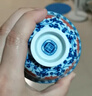 京东京造 釉里红缠枝莲压手杯 茶杯陶瓷功夫茶具压手杯主人杯礼盒120ml 实拍图