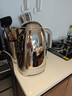 SMEG/斯麦格复古电热水壶KLF04烧水养生壶大容量家用不锈钢恒温泡茶咖啡自动断电保温生日乔迁新婚礼物 1.7L 电镀银色 实拍图