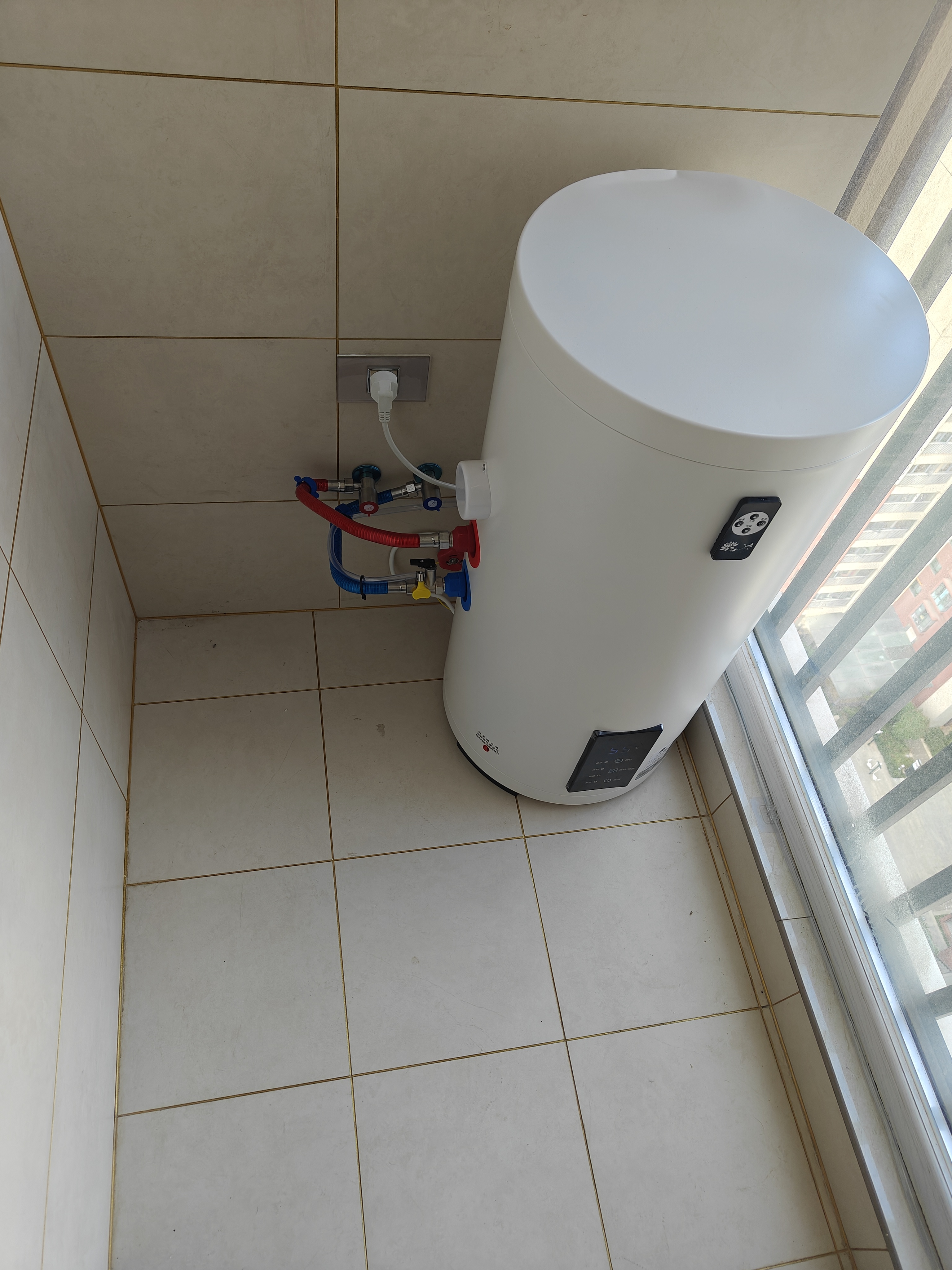 际工304不锈钢波纹管热水器进水管燃气4分热水管耐高温软管金属冷热管 【40厘米】红+蓝色4分防爆冷热水管 实拍图