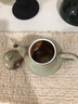 鹏山柴烧釉梨形壶陶瓷复古球孔过滤茶壶窑变单壶功夫茶具茶碗泡茶器 实拍图