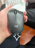罗技（Logitech）M185鼠标 无线鼠标 办公鼠标 对称鼠标 黑色灰边 带无线2.4G接收器 实拍图