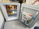 奥达信【新品】复古小冰箱静音家用客厅桌面冷藏保鲜美妆冰箱迷你保鲜柜宿舍床头冰箱民宿全季酒店冰箱 BCH41E-奶油白（静音款） 实拍图