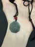中国黄金（CHINA GOLD）翡翠太极八卦扣项链男女款转运吊坠玉坠生日礼物送女友老婆 翡翠八卦转运扣项链 实拍图