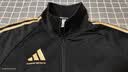 阿迪达斯（adidas）外套男女春季跑步运动立领拉链夹克外套运动服 黑/金 L 实拍图