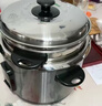 三角牌（Triangle）【价保618】电饭煲老式电饭锅不锈钢家用4L煮饭锅3-4人米饭锅304不锈钢内胆带蒸笼 TG-Z40X12ZK 实拍图