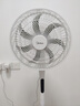 美的（Midea）【闪拆系列】一键闪电拆装直流变频家用语音电风扇一级能效轻音落地扇大风力卧室立式电扇SDJ30BC 实拍图