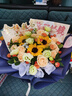 爱花居同城鲜花速递向日葵鲜花花束生日礼物成人礼全国同城配送毕业花束 【特别的人】|JDa50 实拍图
