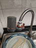 美的（Midea）净水器水龙头过滤器家用自来水滤水器直饮前置过滤器厨房卫生间通用除水垢除余氯双出水可清洗滤芯 一机三芯【两年免换滤芯】 实拍图