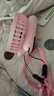 卡莱澳【3600mAh】手持小风扇高速可折叠挂脖 大容量长续航USB充电便携户外迷你学生宿舍桌面电扇   粉 实拍图
