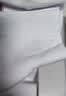 浪莎女士袜子女纯棉抗菌白色春夏季超薄网眼吸汗透气中筒女全棉袜6双 实拍图