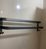 九牧（JOMOO）浴室免打孔毛巾架挂件置物架枪灰色太空铝93011系列 【60CM】多功能单杆 实拍图