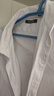 罗蒙儿童衬衫男童长袖白衬衫小学生校园服饰女童白衬衣童装 白色 160 实拍图