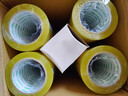 得力(deli)高品质透明黄封箱胶带打包 60mm*100y*48μm  24卷整箱装 封箱器 办公用品 JD420 实拍图