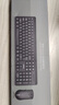 联想（Lenovo）KN210键盘鼠标套装 2.4G无线键鼠套装 全尺寸商务办公  笔记本电脑键盘台式机一体机 黑色 实拍图