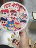 卡通自拍反光板夏天纳凉折叠随身携带儿童团可爱便携 蜡笔小新【补光纳凉】1把 实拍图
