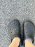 卡骆驰（CROCS）（crocs）经典泡芙Clog男女沙滩洞洞鞋凉拖鞋 207521-001 38 实拍图