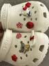 卡骆驰（CROCS）檀健次同款经典洞洞鞋轻便百搭女沙滩鞋包头拖鞋男鞋|10001 白色-100(含智必星) 36 /37(220mm) 实拍图