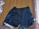 fons 高腰纯棉宽松加肥大码胖子内裤中老年人男士肥佬裤头全棉深档平角短裤四角裤 浅灰+青灰 4XL（腰围3.1尺至3.5尺） 实拍图