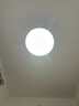 欧普照明（OPPLE）风扇灯吊扇灯24瓦LED照明低噪音餐厅卧室厨房吊灯灯具 冰风白 实拍图
