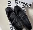 思加图博主推荐2026春季渔光芭蕾玛丽珍鞋芭蕾舞鞋S6821AQ6 金属黑 37 实拍图