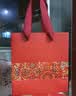 鸿迪红色礼品袋手提袋子 中国风烟酒茶叶生日礼物包装袋 结婚伴手礼袋 (10个装)横款中号20*8*20cm 实拍图