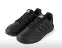 阿迪达斯（adidas）男女鞋板鞋夏季皮面防泼水黑色百搭运动休闲鞋 碳黑 42 实拍图
