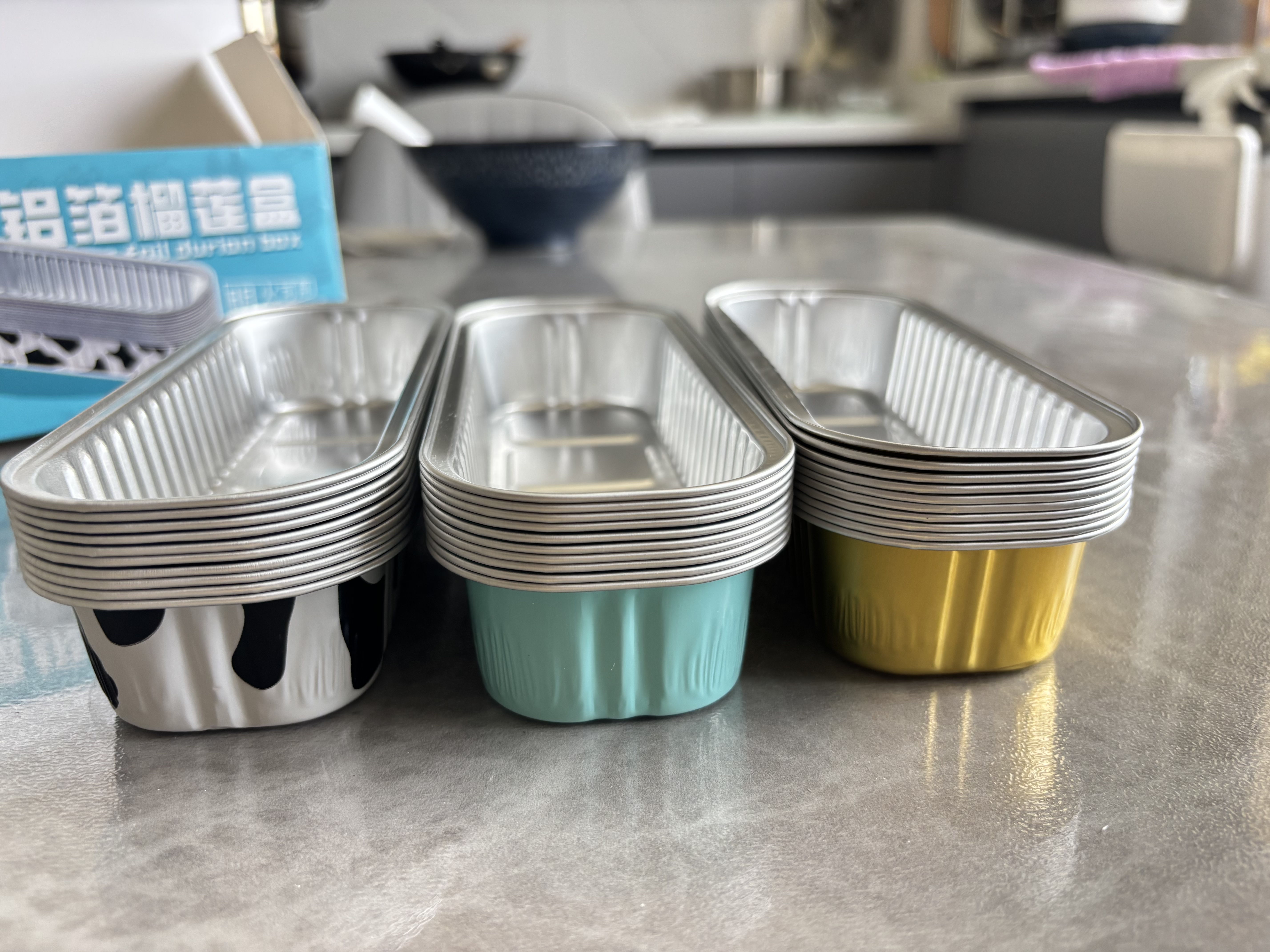 厨王爷锡纸盒【30只】食品级铝箔蛋糕烘焙模具榴莲盒烤箱专用加厚锡纸碗 实拍图