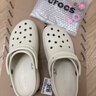 卡骆驰（CROCS）檀健次同款经典洞洞鞋轻便百搭女沙滩鞋包头拖鞋男鞋|10001 骨白色-2Y2(含智必星) 39 (240mm) 实拍图