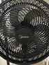 美的（Midea）【超级单品】七叶轻音立式电风扇家用柔风落地扇台式桌面小型风扇大风量节能摇头宿舍电扇 SAF30AB 实拍图