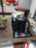 一号茶【首单立减】茶具茶桌防烫烧水壶全自动上水泡茶壶茶几嵌入式抽水壶家用烧水套装一体整套 1L 黑色-双层防烫全自动-20*37cm 实拍图