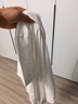 布先生春夏季短袖T恤男士纯棉小白T纯色内搭打底衫 白色 2XL(185) 实拍图