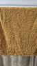 金号纯棉加厚毛巾2条装 运动吸水面巾洗脸巾 绿/棕 72*34.5cm 150g/条 实拍图