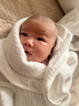 babycare婴儿护肚围新生儿童宝宝护肚子脐带防着凉奶酪白2条装16*17cm 实拍图